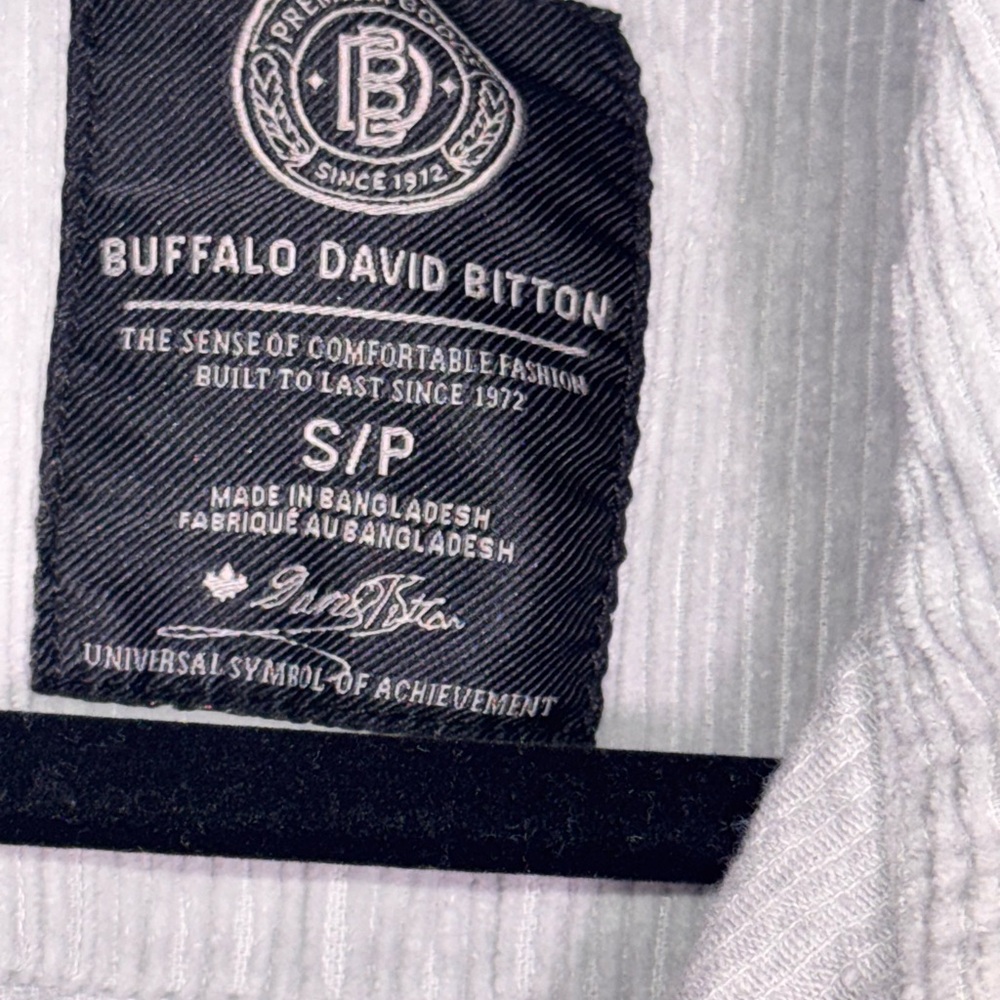 Buffalo David Bitton Gray Textured Shacket size S oversized. - Picture 2 of 7